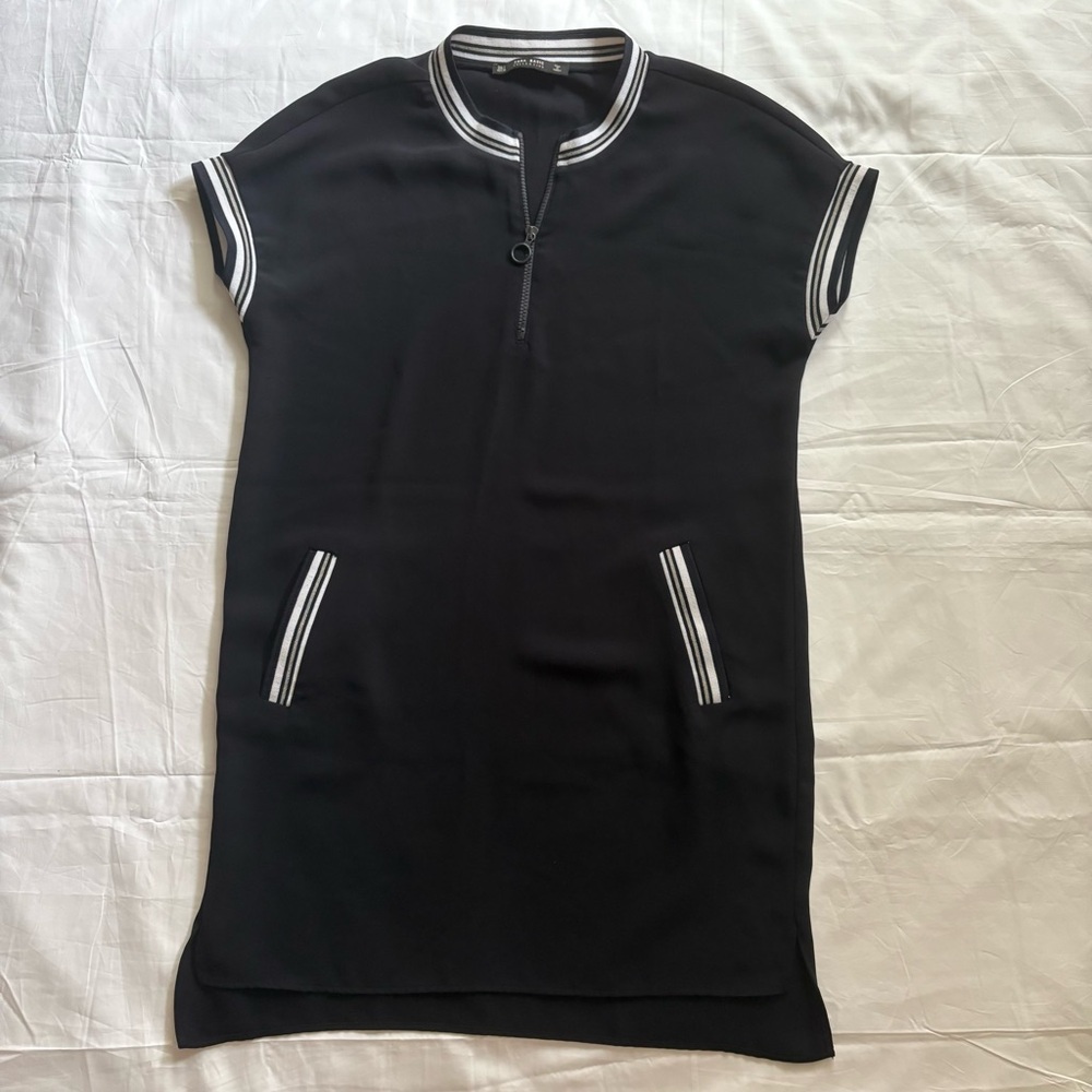 Zara Black and White Dress